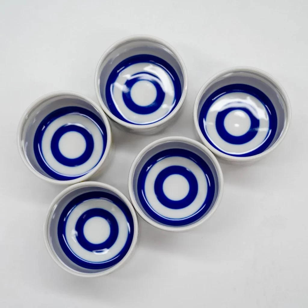 Senjyuhanka Tokyo Tower Sake Cups with Gift Box