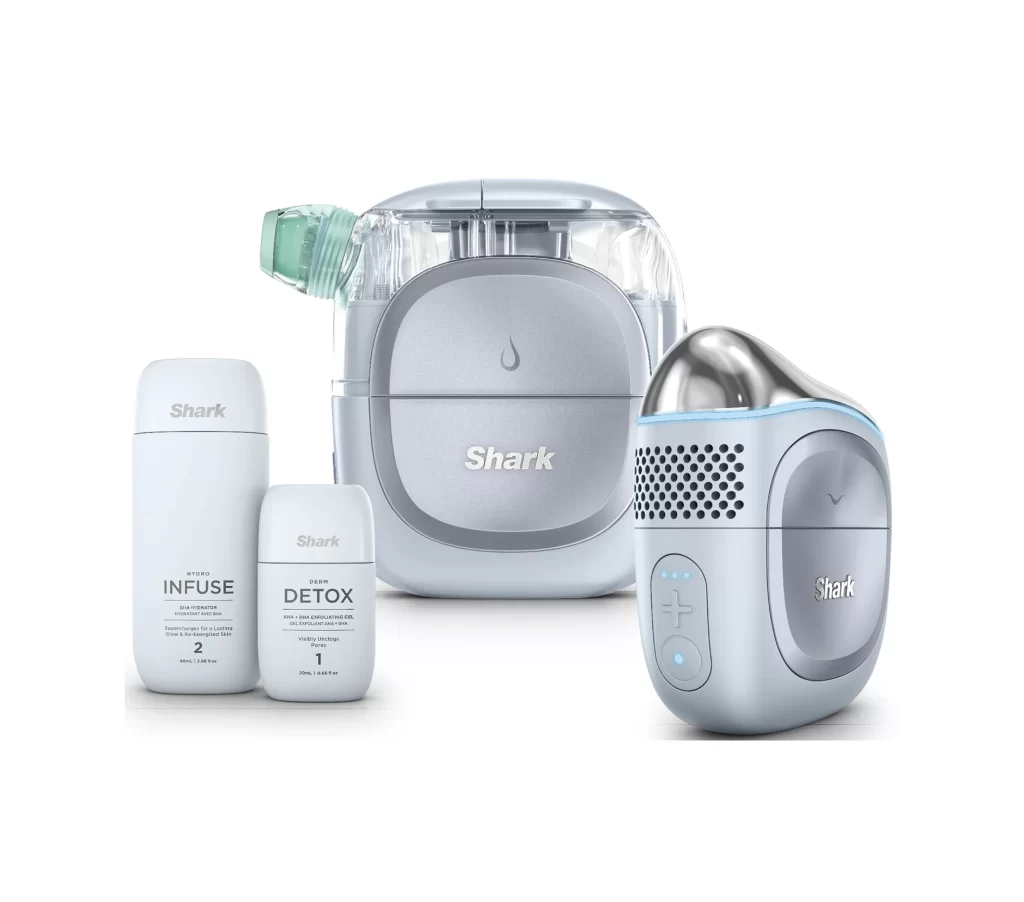 Shark FacialPro Glow Hydro-Powered Facial Device Front View
