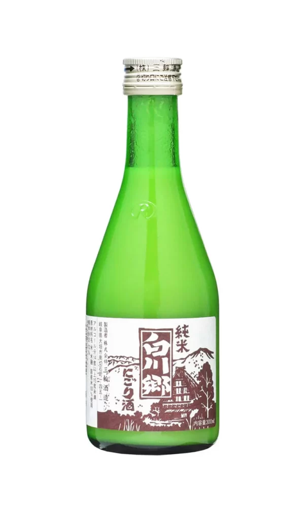 Shirakawago Junmai Nigori Sake 300ml Packaging
