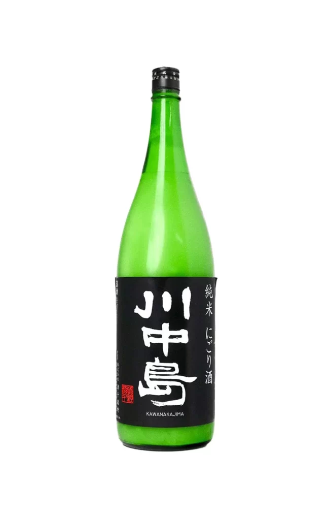 Shusen Kurano Kawanakajima Junmai NIGORISH 1.8L Packaging