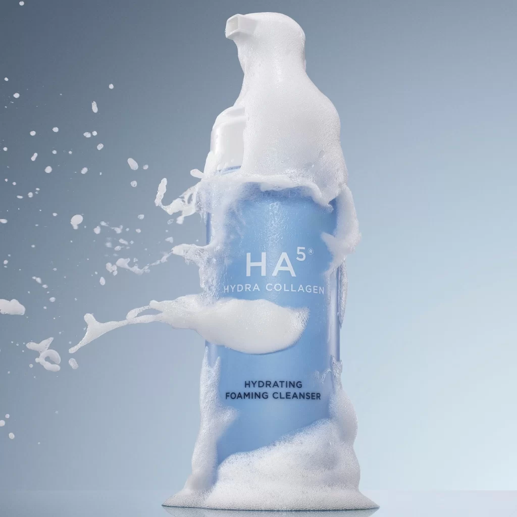 SkinMedica HA5 Hydra Collagen Cleanser Bottle Angle View