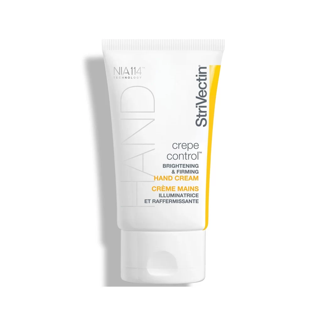 StriVectin Crepe Control Brightening and Firming Hand Cream Tube Front View