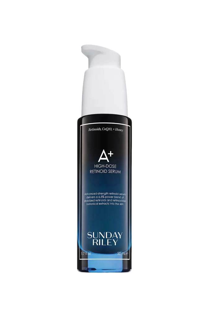 Sunday Riley A+ High-Dose Retinoid Serum Bottle Front View