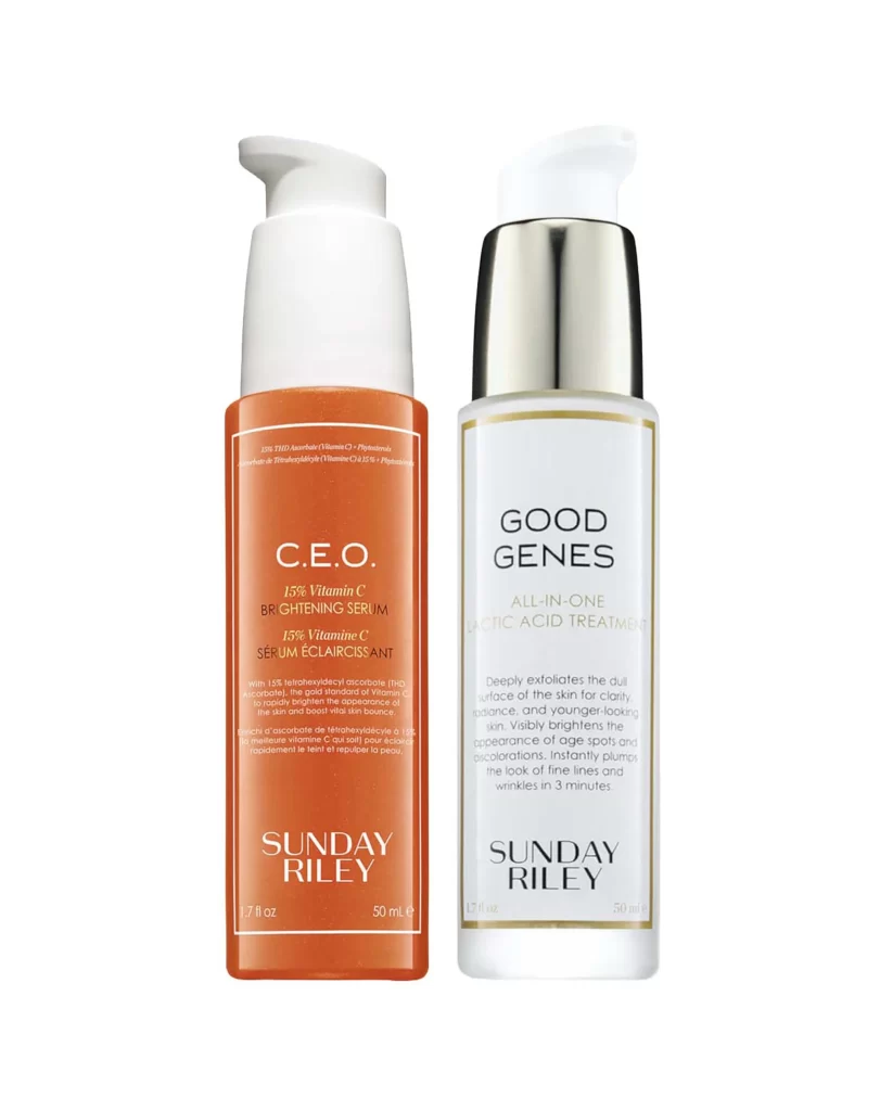 Sunday Riley CEO Vitamin C Brightening Serum in Power Glow Duo