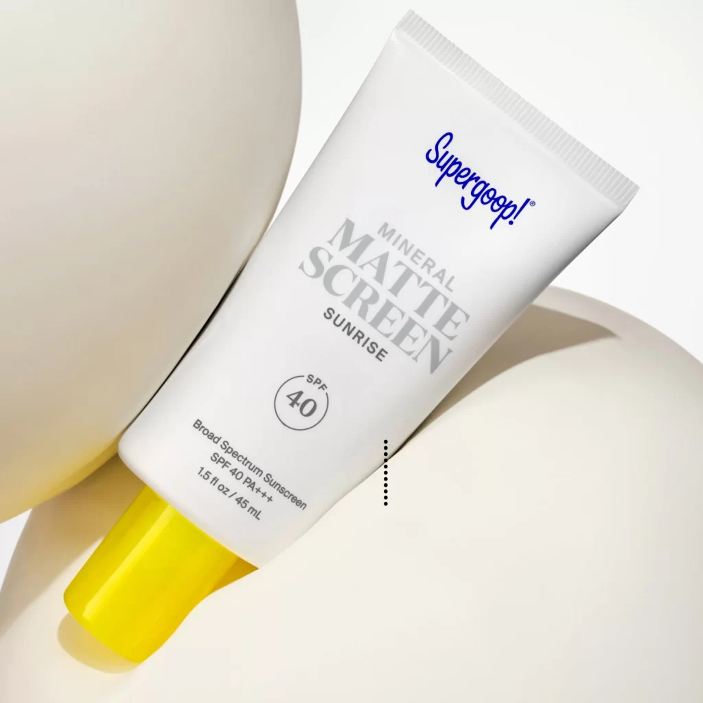 Supergoop Mineral Mattescreen SPF 40 Tube Composition