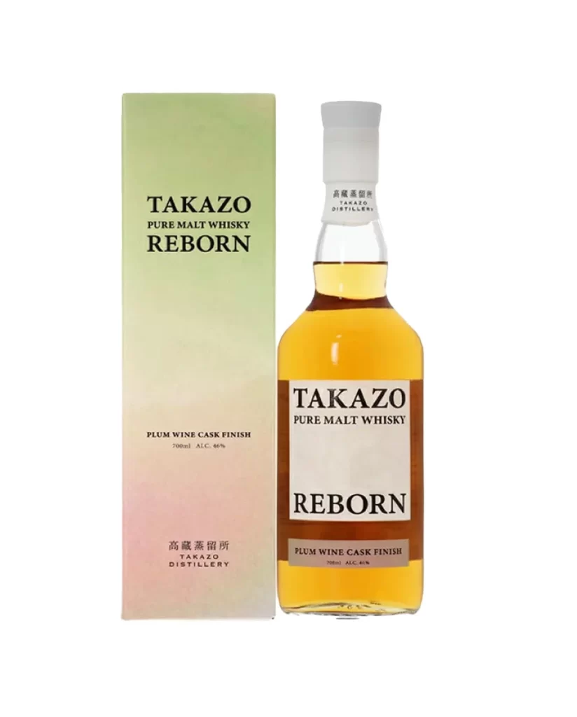 Takazo Pure Malt Whisky Umeshu Cask Finish 700ml Packaging