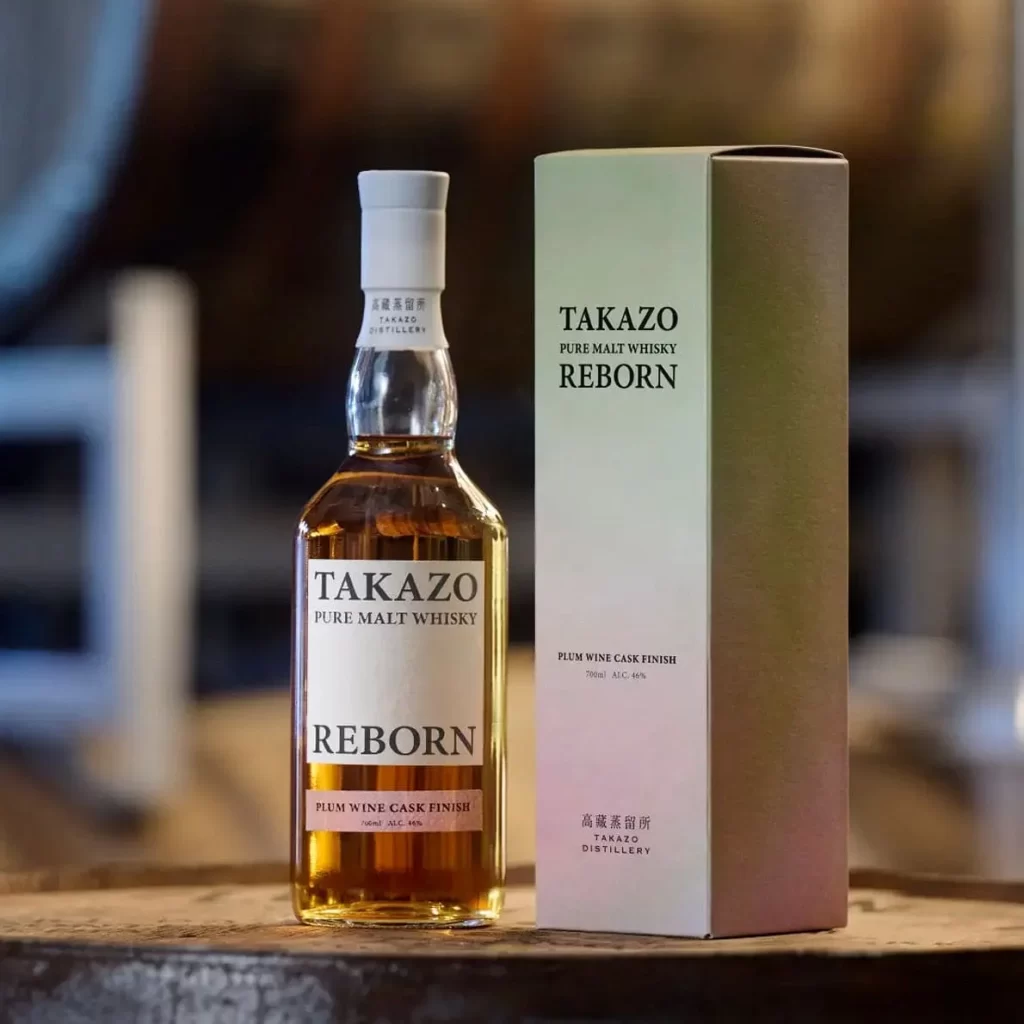 Takazo Pure Malt Whisky Umeshu Cask Finish 700ml Packaging