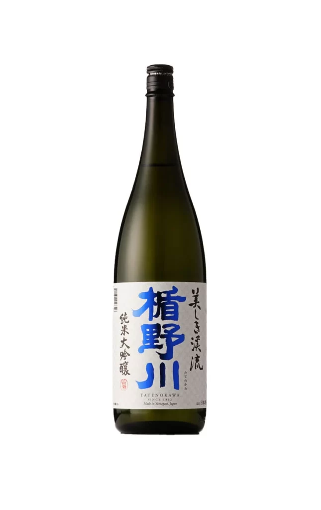 Tatenokawa Junmai Daiginjo Beautiful Mountain Stream 1.8L Packaging