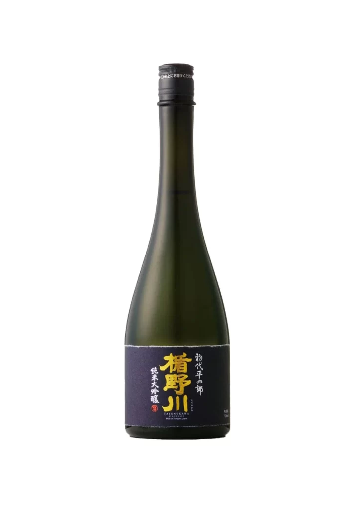 Tatenokawa Junmai Daiginjo First generation Heishirou 720ml Packaging