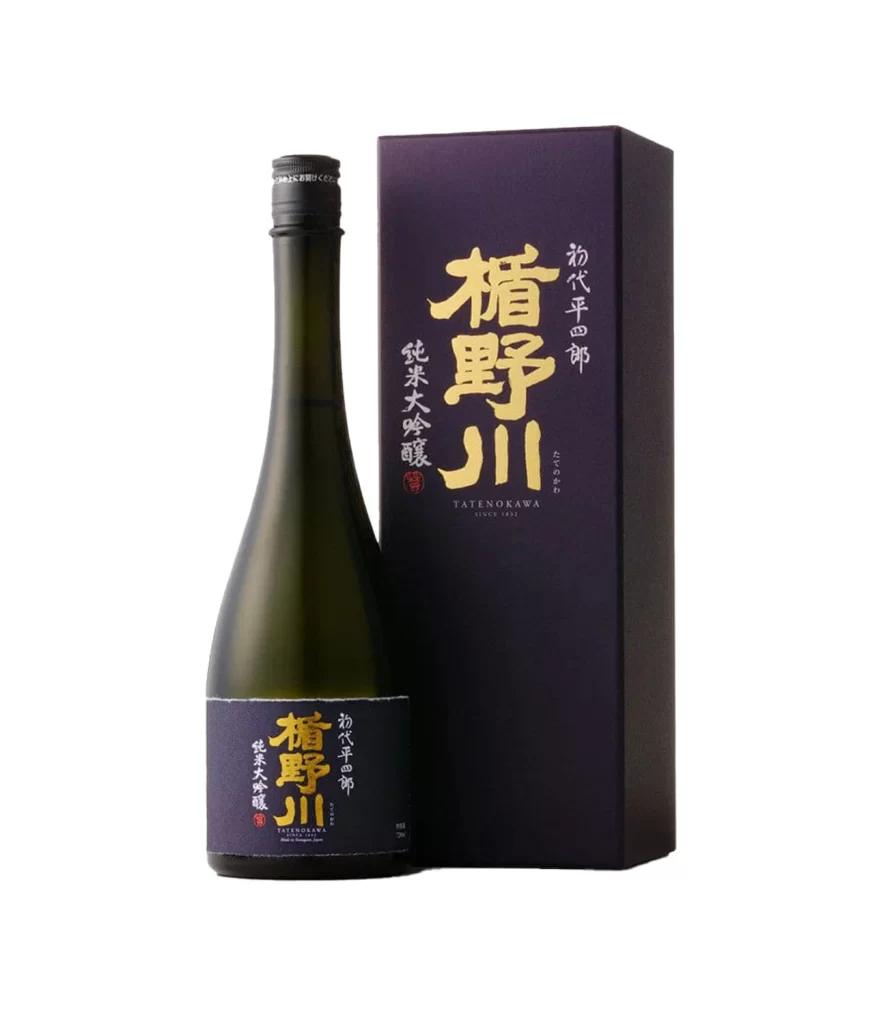 Tatenokawa Junmai Daiginjo First generation Heishirou 720ml Packaging