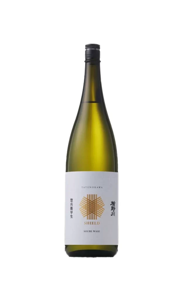 Tatenokawa Junmai Daiginjo SHIELD Soubei Wase 1.8L Packaging