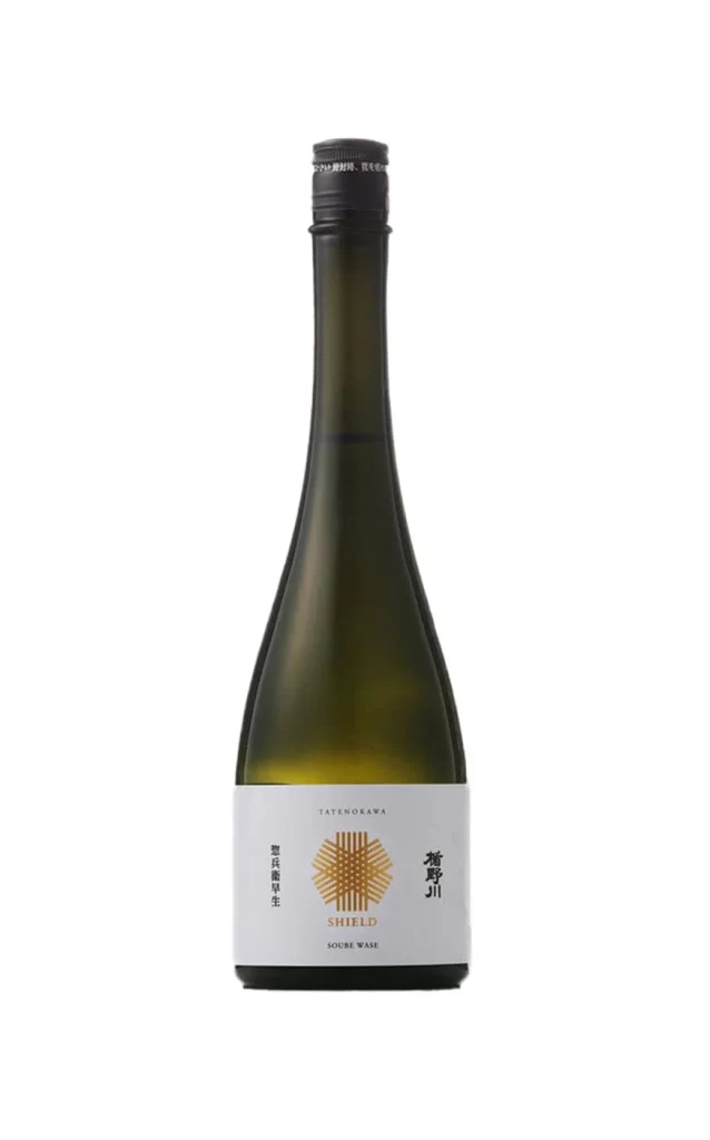 Tatenokawa Junmai Daiginjo SHIELD Soubei Wase 720ml Packaging