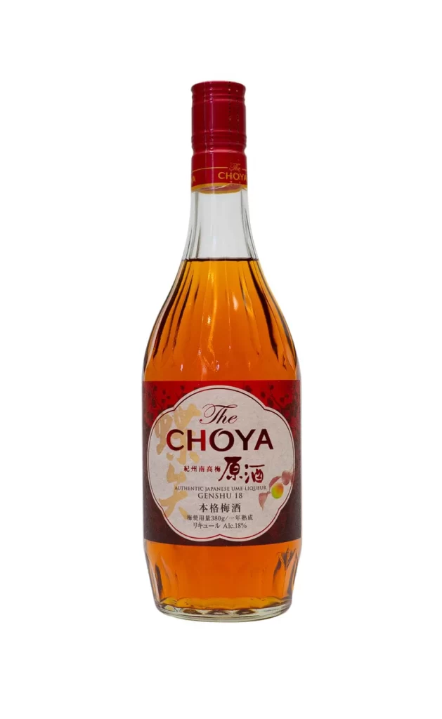 The CHOYA Nankobai Genshu 700ml Packaging