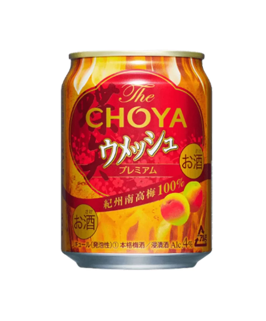 The Choya Sparkling 250ml x 24cans Packaging