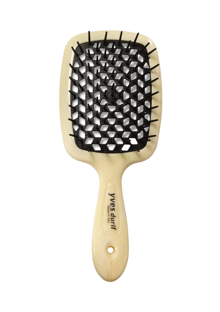 The Yves Durif Vented Hair Brush Front View
