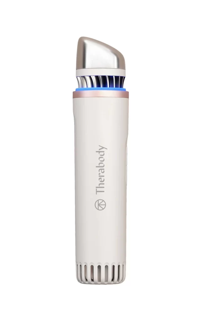 Therabody TheraFace Depuffing Wand White Device Front View