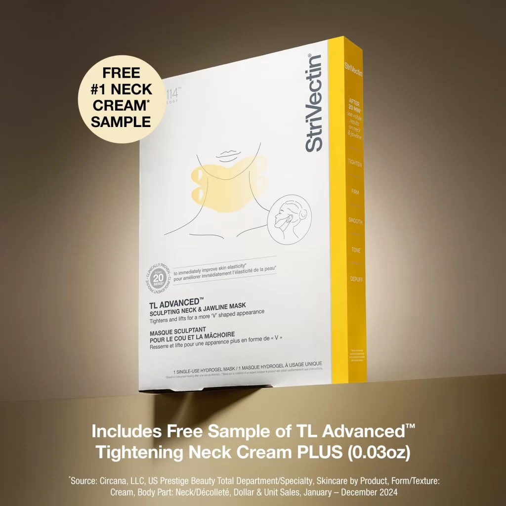 StriVectin TL Advanced Sculpting Neck and Jawline Mask Jar Detail
