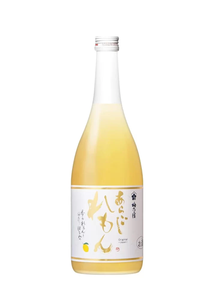 Umenoyado Aragoshi Lemon Liqueur 720ml Packaging