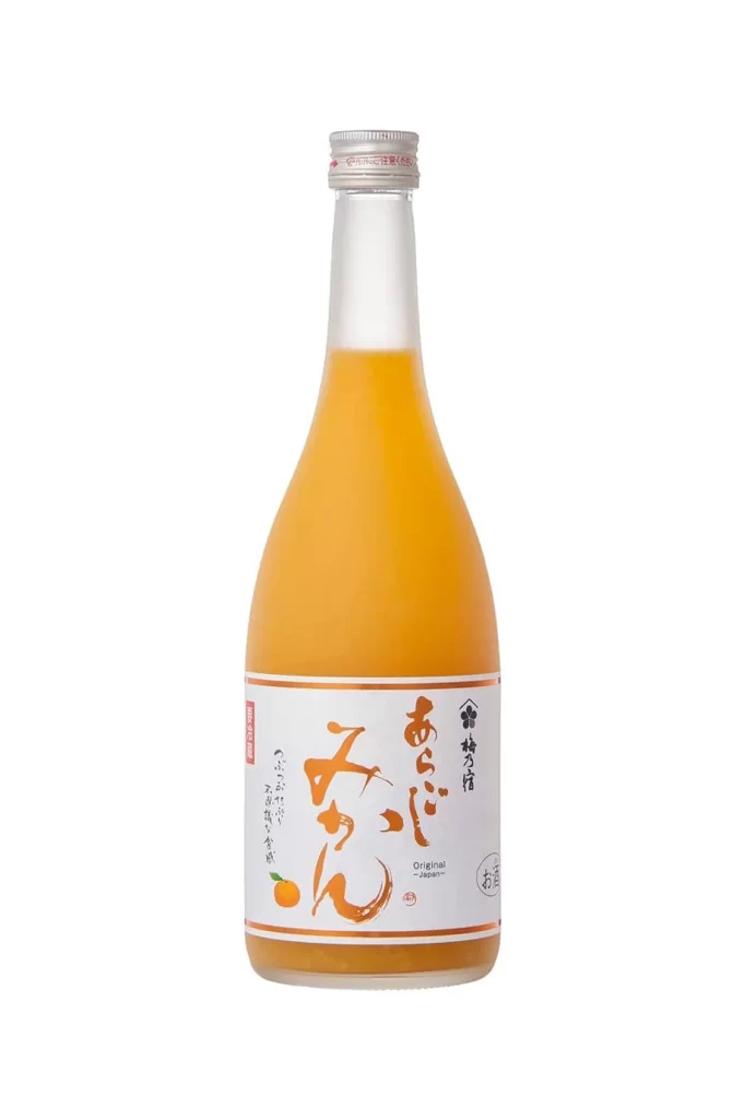 Umenoyado Aragoshi Mikan (Mandarin) Liqueur 720ml Packaging