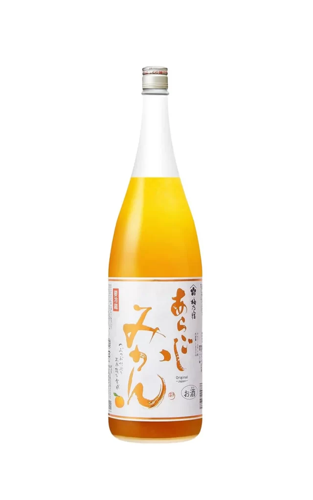 Umenoyado Aragoshi Mikan (Orange) Liqueur 1.8L Packaging