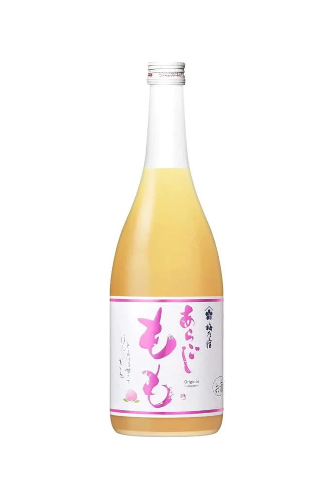 Umenoyado Aragoshi Momo (Peach) Liqueur 720ml Packaging