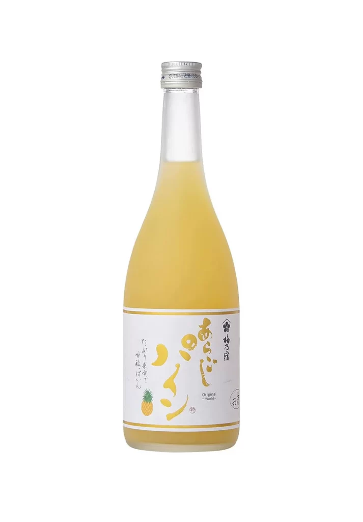 Umenoyado Aragoshi Pineapple Liqueur 720ml Packaging