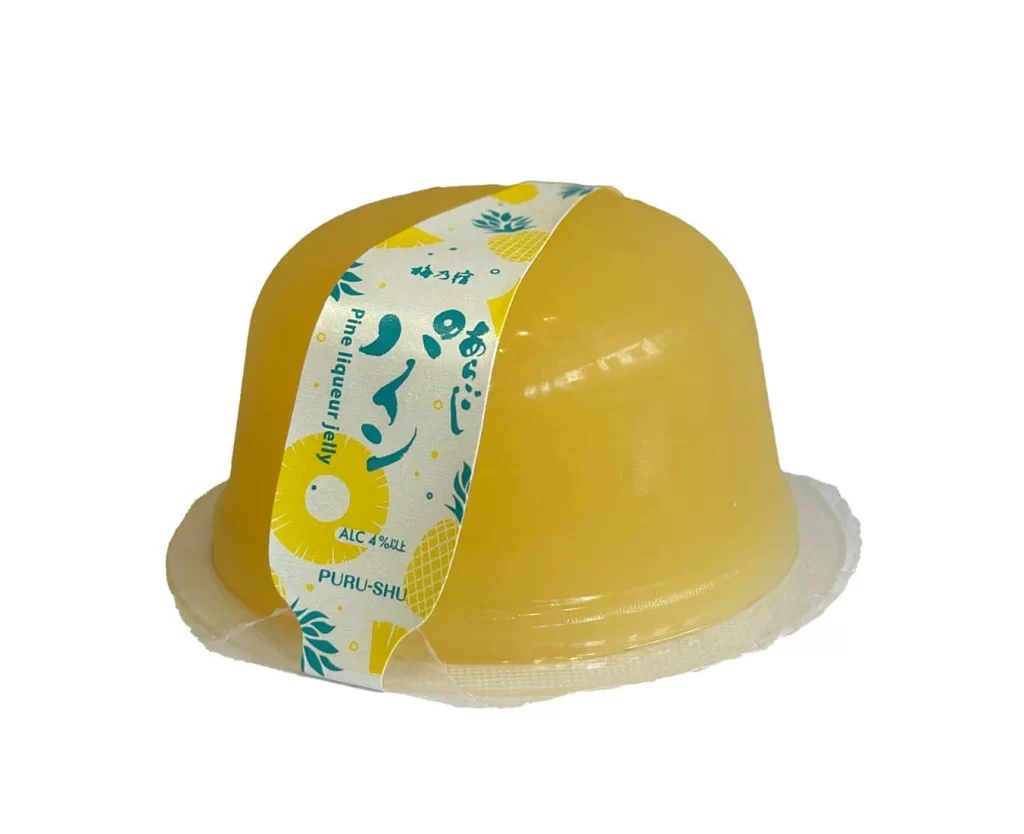 Umenoyado Aragoshi Pineapple Sake Jelly 85g Packaging
