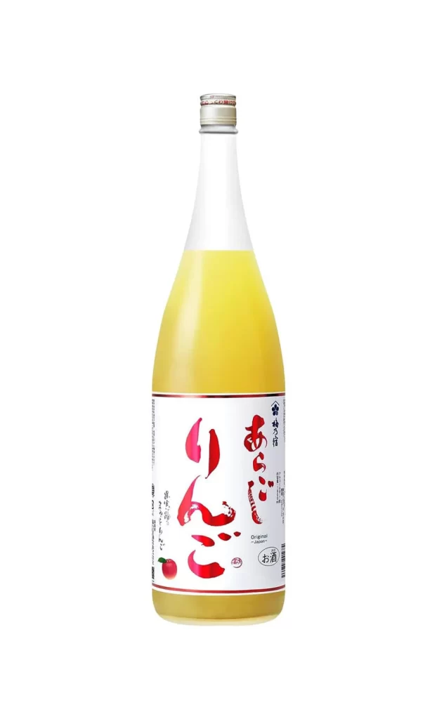Umenoyado Aragoshi Ringo (Apple) Liqueur 1.8L Packaging