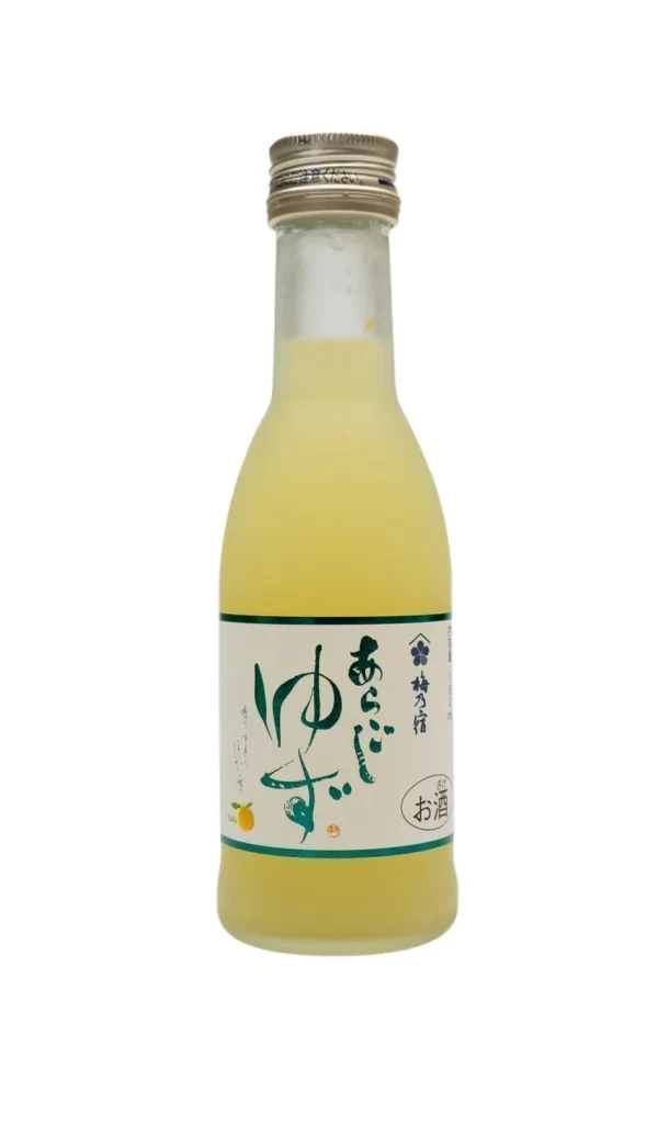 Umenoyado Aragoshi Yuzu Liqueur 180ml Packaging
