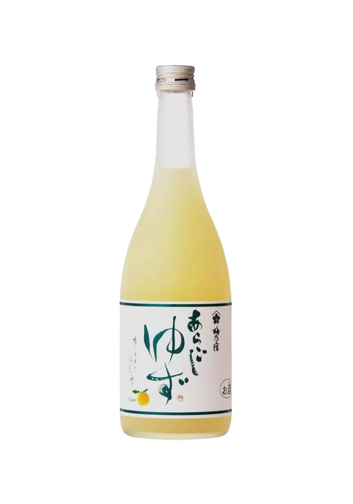 Umenoyado Aragoshi Yuzu Liqueur 720ml Packaging