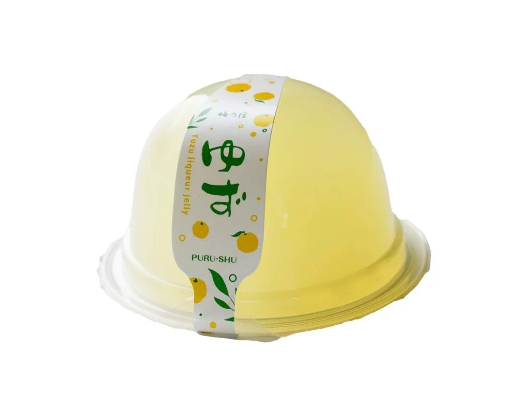 Umenoyado Aragoshi Yuzu Sake Jelly 85g Packaging