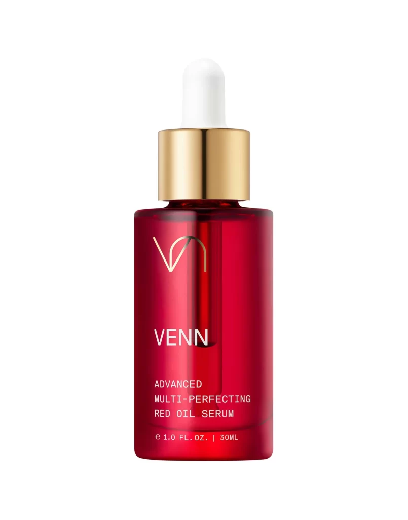VENN Advanced Multi-Perfecting Red Oil Serum Bottle Front View