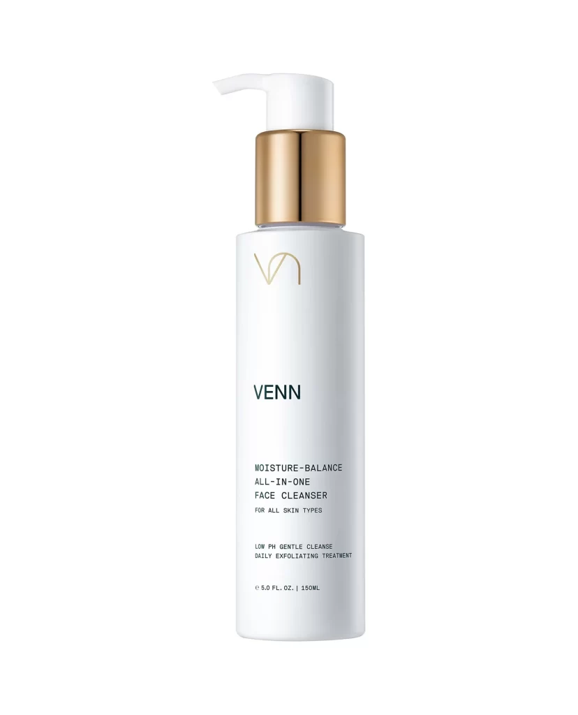 VENN Moisture-Balance All-In-One Face Cleanser Bottle Front View