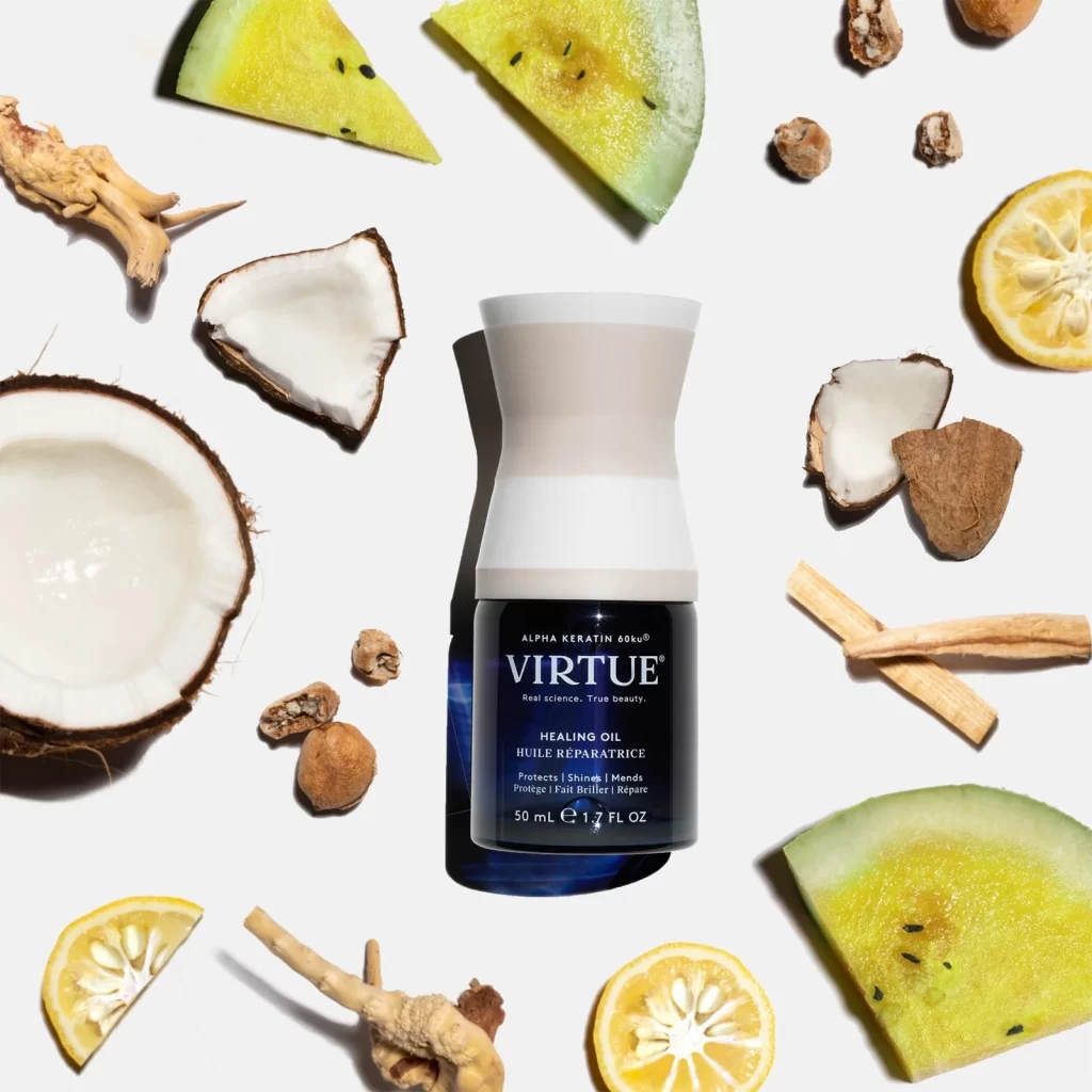 Virtue Healing Oil Bottle Front View