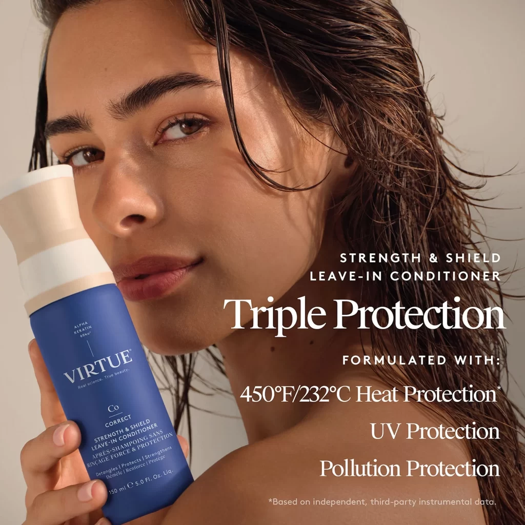 Virtue Strength Shield Leave-In Conditioner Composition