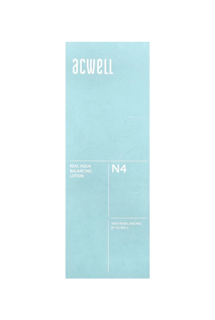 Acwell Real Aqua Balancing Lotion N4 4.73 fl oz 140 ml Packaging