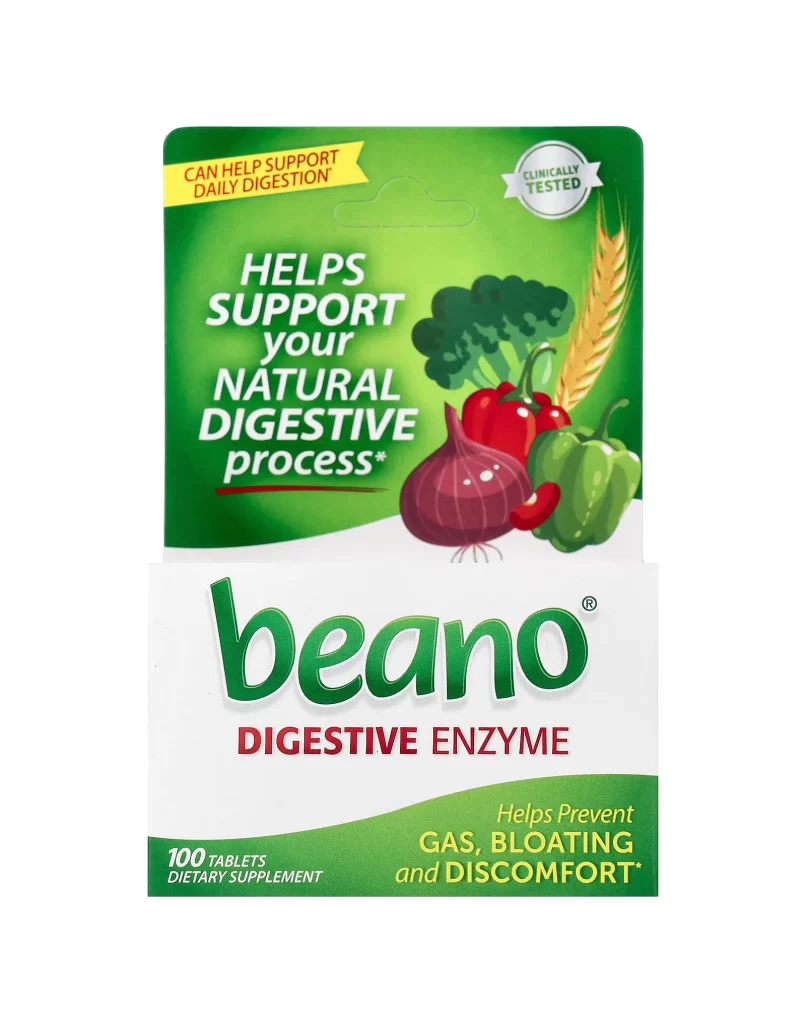Beano Extra Strength 400 GALU 100 Tablets Packaging
