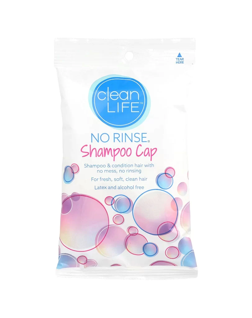 CleanLife No Rinse Shampoo Cap 1 Cap Packaging