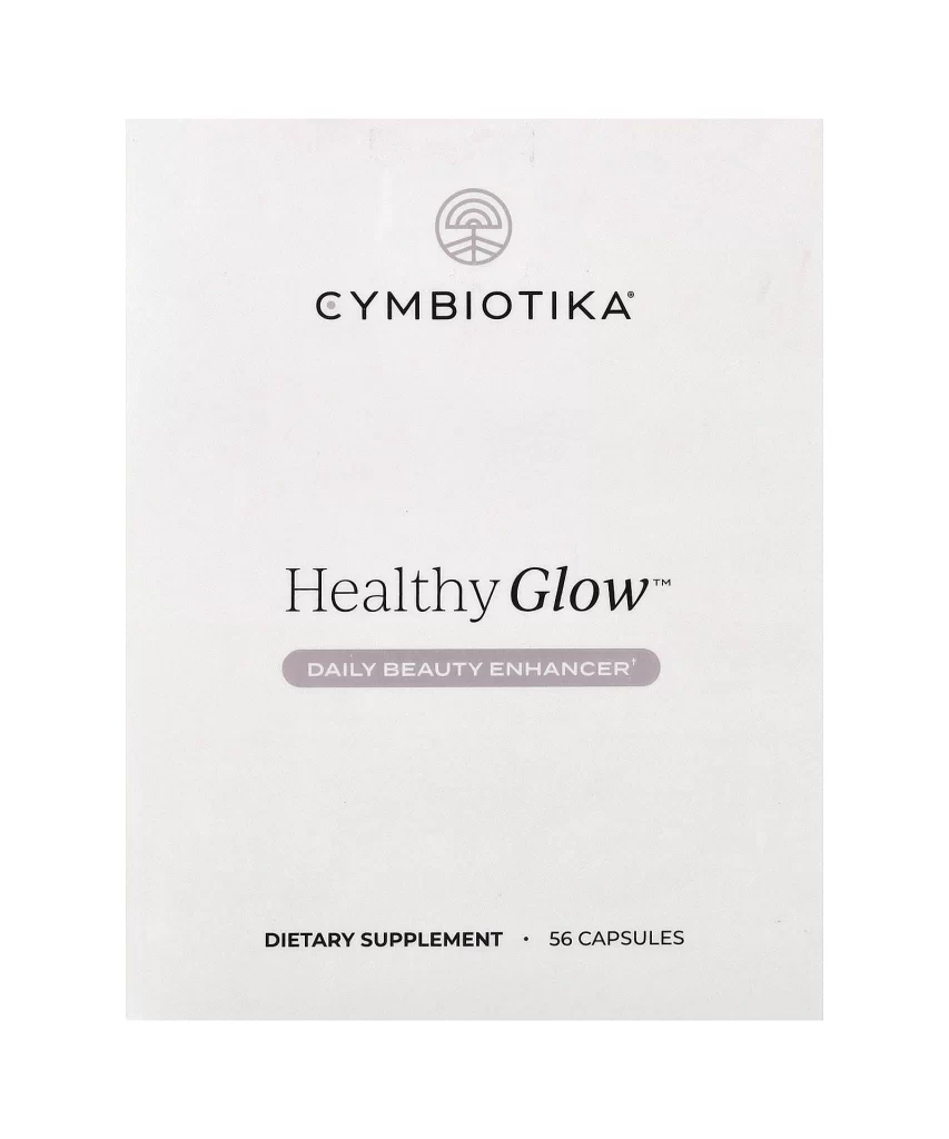 Cymbiotika Healthy Glow Daily Beauty Enhancer 56 Capsules Packaging