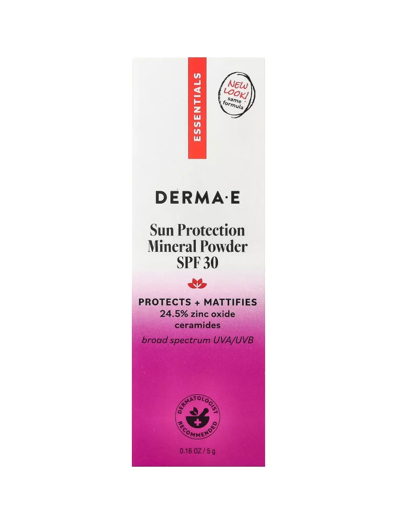 DERMA E Essentials Sun Protection Mineral Powder SPF 30 0.16 oz 5 g