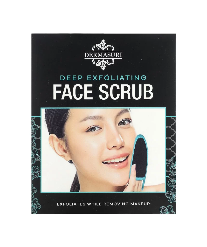 Dermasuri Deep Exfoliating Mitt Face Scrub 1 Mitt Packaging