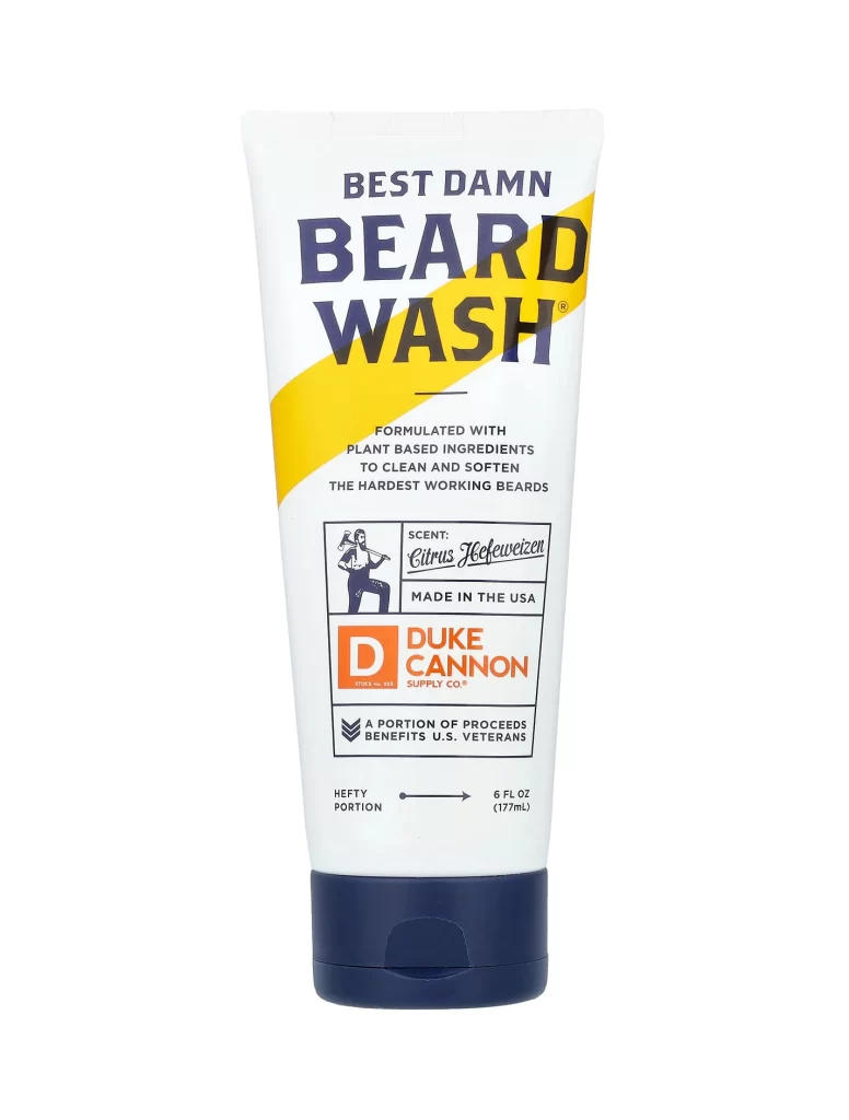 Duke Cannon Supply Co. Best Damn Beard Wash Citrus Hefeweizen  6 fl oz 177 ml Packaging