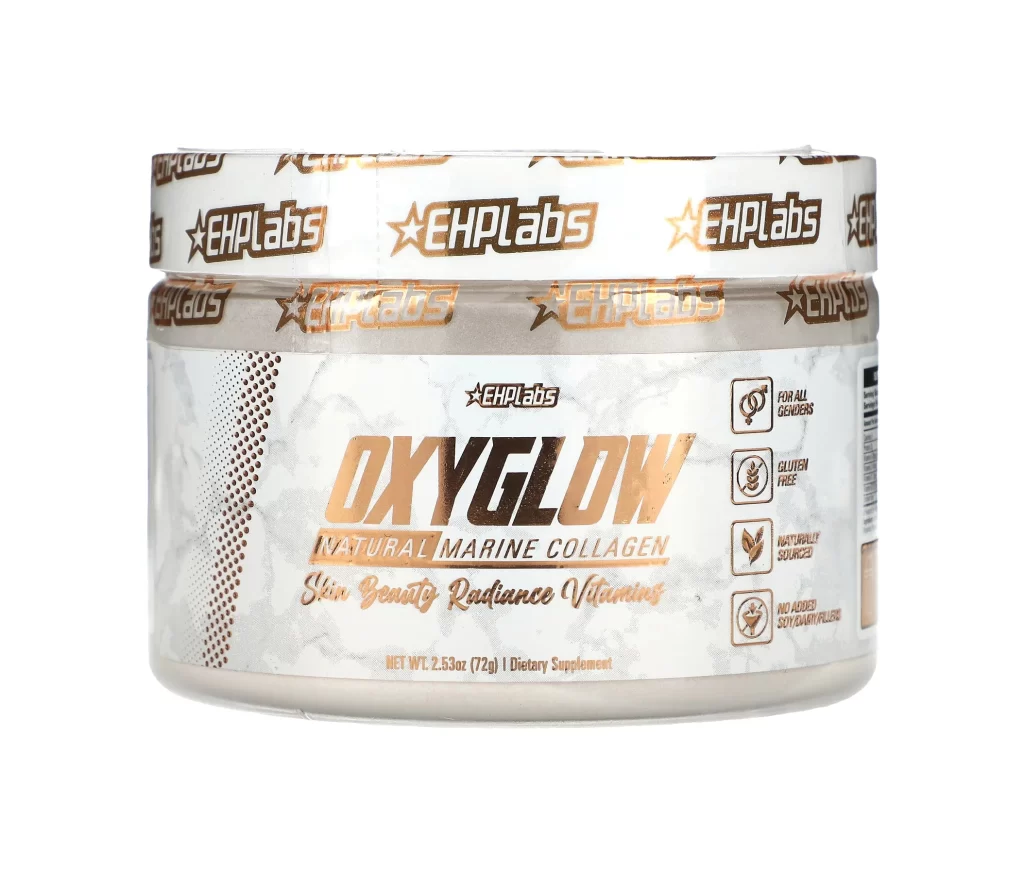 EHPlabs OxyGlow Natural Marine Collagen 2.53 oz 72 g Packaging