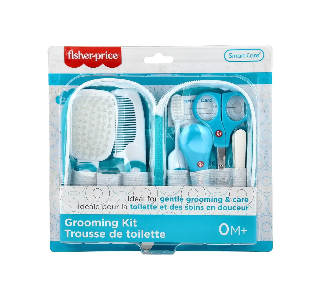 Fisher-Price Grooming Kit 0 Months 12 Piece Kit Packaging