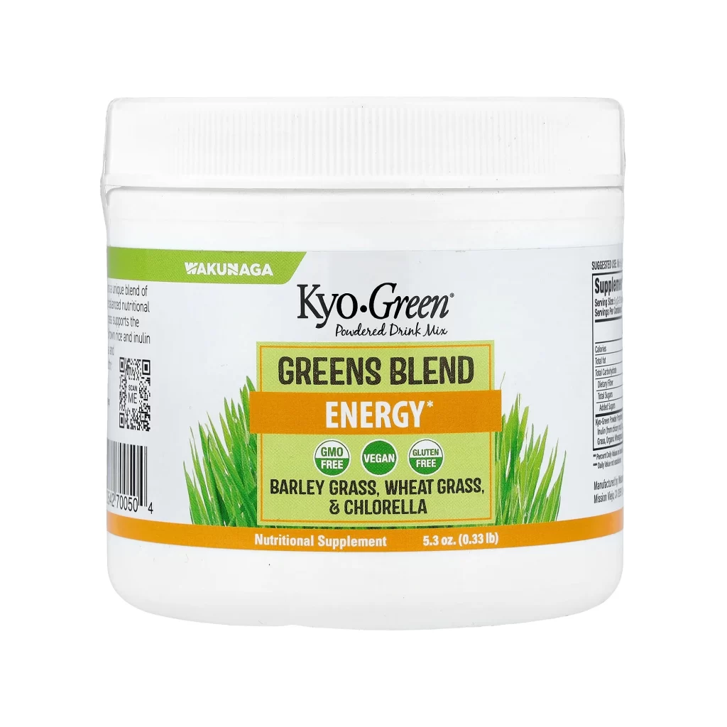 Kyolic Kyo-Green Powdered Drink Mix Greens Blend 5.3 oz 0.33 lb Packaging