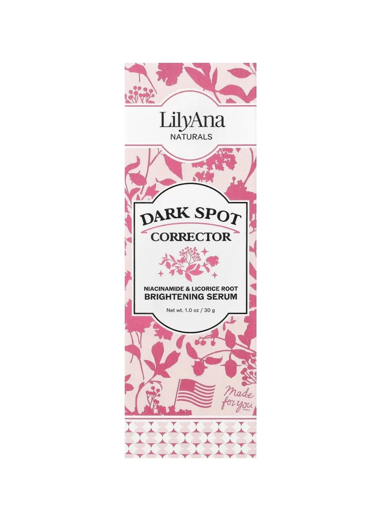 Lilyana Naturals Dark Spot Corrector Brightening Serum 1 oz 30 g Packaging