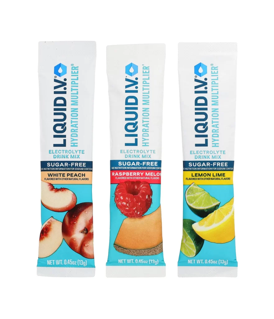 Liquid I.V. Hydration Multiplier Electrolyte Drink Mix Variety Pack Sugar-Free 1