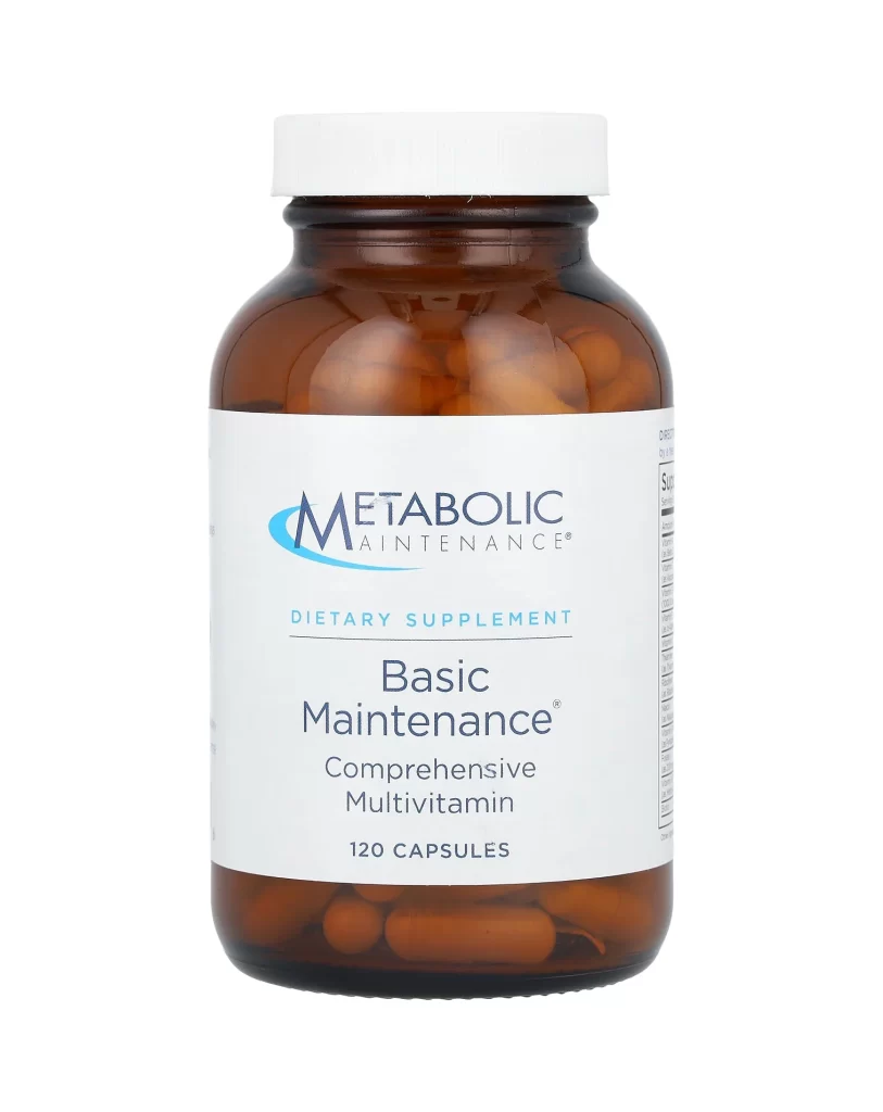 Metabolic Maintenance Basic Maintenance 120 Capsules Packaging