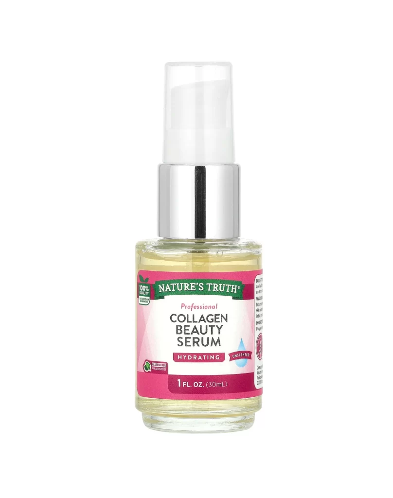 Natures Truth Professional Collagen Beauty Serum Unscented 1 fl oz 30 ml Packaging