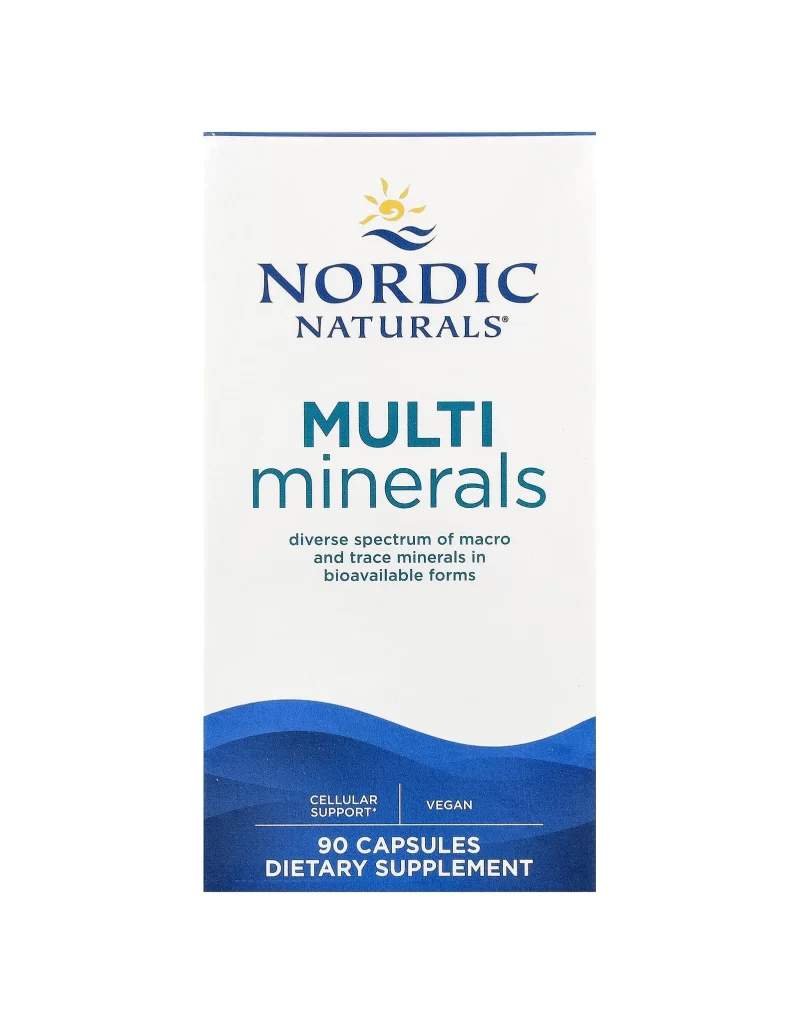 Nordic Naturals Multi Minerals 90 Capsules Packaging